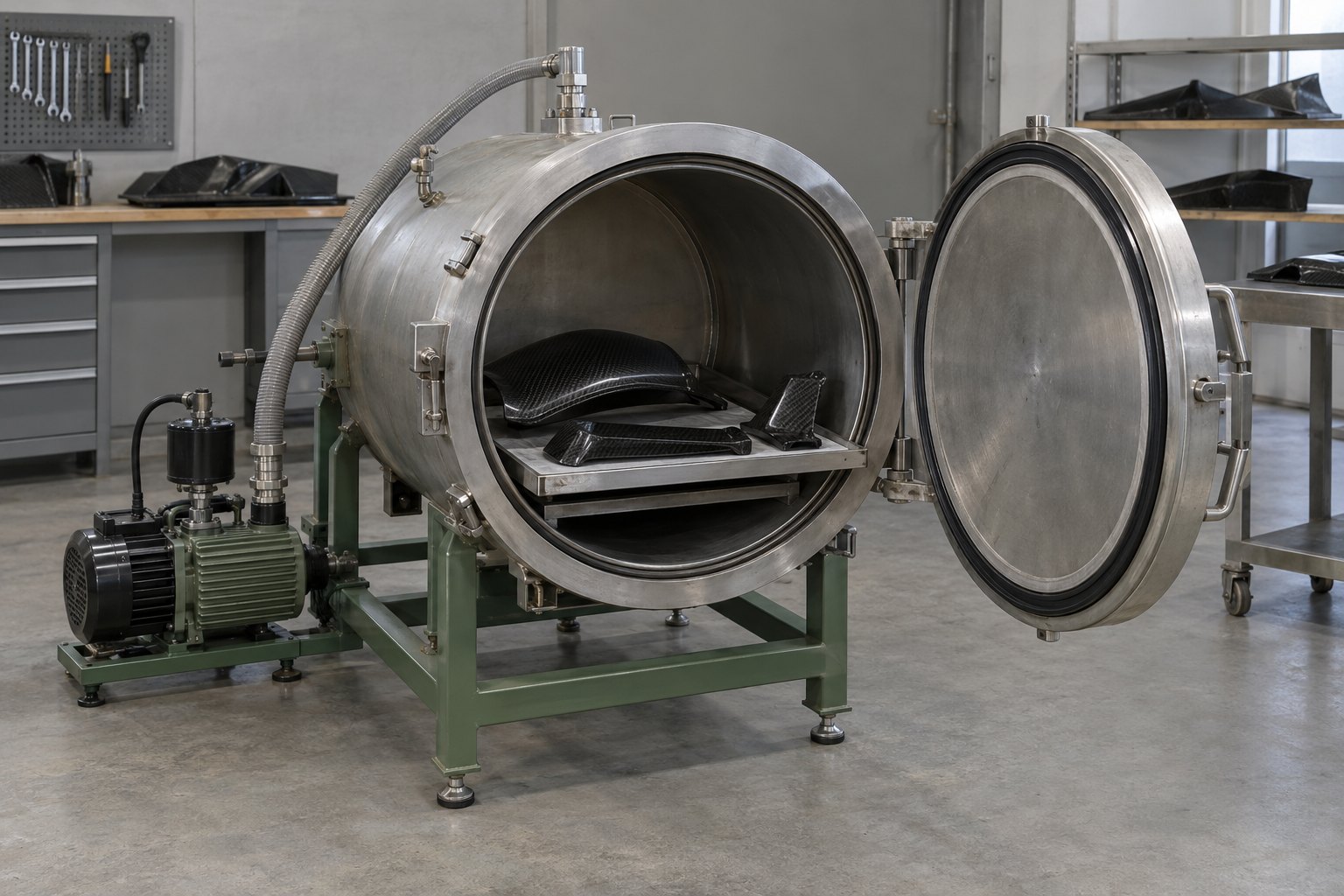 Vacuum vessel · Process illustration