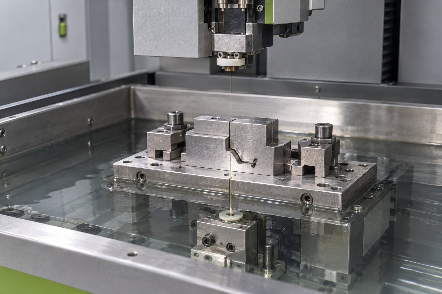 Wire EDM · Metal tooling · Process illustration